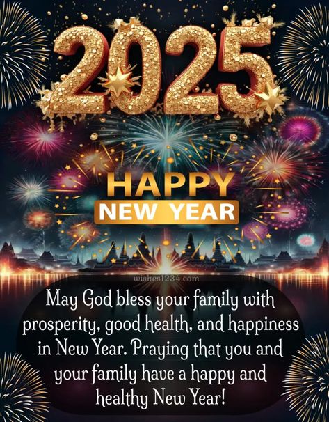 Happy New Year 2025 Wishes and Messages with Images.