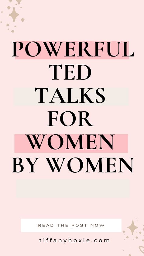 Powerful life-changing TED Talks To Inspire Women. #womensupportingwomen #tedtalks positive Ted Talks, growth mindset TED talk, happiness TED talks, inspiring Ted Talks. Ted Talks That Will Change Your Life, Ted Talks For Women, Top Ted Talks, Ted Talks Motivation, Inspirational Ted Talks, Best Ted Talks, The Power Of Introverts, Inspirational Podcasts, Change Your Thinking