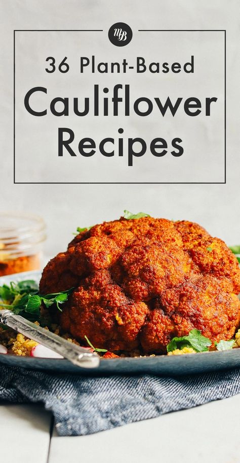 Purple Cauliflower Recipe, Crispy Roasted Cauliflower, Recipe Using Cauliflower, Vegan Cauliflower Recipes, Grilled Peppers And Onions, Cauliflower Recipes Healthy, Cauliflowers, Roasted Cauliflower Recipes, Roasted Cauliflower Soup