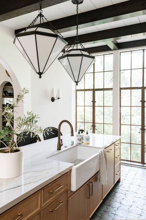 Spanish Revival Bathroom, Spanish Revival Kitchen, Spanish Revival Interior, Working Kitchen, Revival Design, Spanish Revival Home, Primary Suite, Marin County, Spanish Revival