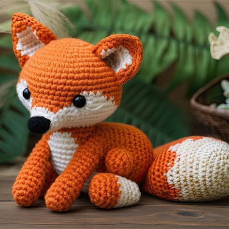 Crochet Fox Stuffed Animal, Free Amigurumi Fox Pattern, Fox Crochet Free Pattern, Crochet Fox Plush, Crocheted Fox Pattern Free, Fox Crochet Pattern Free Amigurumi, Crochet Fox Free Pattern, Free Fox Crochet Pattern, Kitsune Amigurumi