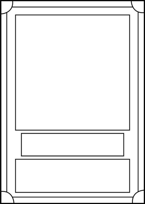 Trading Card Game Template - FREE DOWNLOAD Pokemon Card Template, Blank Card Template, Free Printable Card Templates, Baseball Card Template, Trading Card Template, Card Templates Printable, Baseball Trading Cards, Card Templates Free, Computer Art