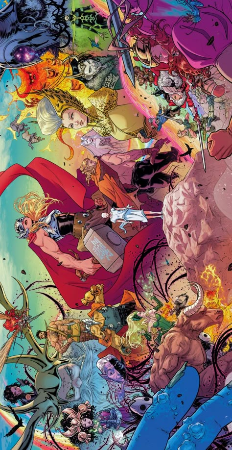 Russell Dauterman, Thor Jane Foster, Thor Comic Art, Thor Jane, Thor Comic, The Mighty Thor, God Of Thunder, Whatsapp Wallpaper, Marvel Comics Wallpaper