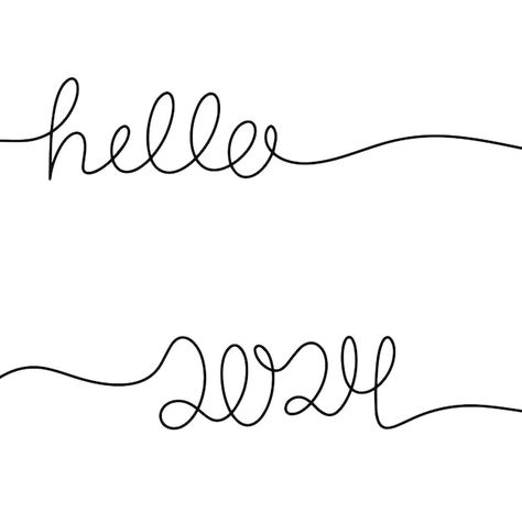 Hello 2024 square banner vector illustra... | Premium Vector #Freepik #vector #2024 #happy-text #typography-poster #handwritten Hello 2024 Design, 2024 Writing Design, By 2023 Hello 2024, Happy New Year Poster Design, Bullet Journal 2024 Cover, Hello 2025, Happy New Year Poster, Happy Text, Hello 2024