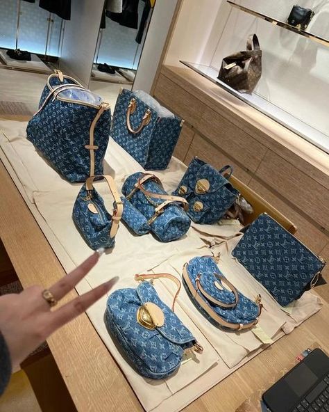 No.1 Louis Vuitton Official FanPage on Instagram: "Diving into the denim dream of #LouisVuittonbag ! 💙 Which one would you pick to add a splash of chic to your collection? #DenimDelight #LVDenim #lvbag #lvdelightful #lvhobo" Denim Louis Vuitton, Louis Vuitton Official, Vuitton Bag, Lv Bag, Louis Vuitton Bag, No 1, Diving, Louis Vuitton, Handbags