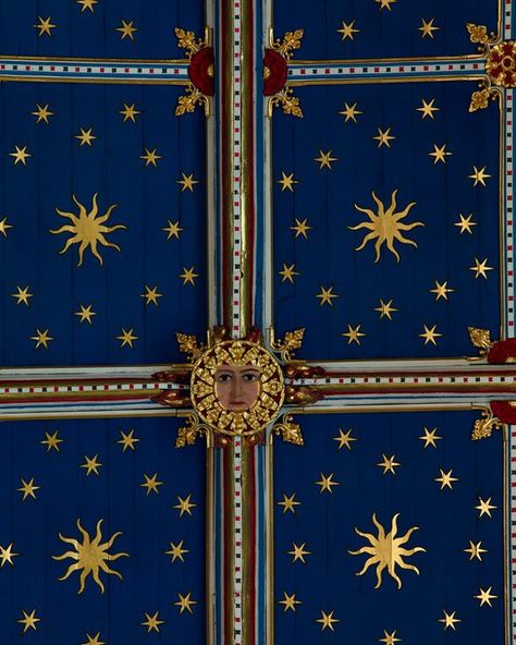 The Church of England on X: "🆙 ☝️ There are so many beautiful churches and cathedrals across the country. Next time you visit, be sure to look up, you might just see something spectacular. 💜 📍 @CarlisleCath https://t.co/Dgs3V7TQc7" / X Art Deco Stars, Stars On Ceiling Aesthetic, Church Ceiling, Celestial Building Aesthetic, Gold Stars Ceiling, Blue Cathedral Aesthetic, Blue Ceiling Gold Stars, Celestial Room, Paper Castle