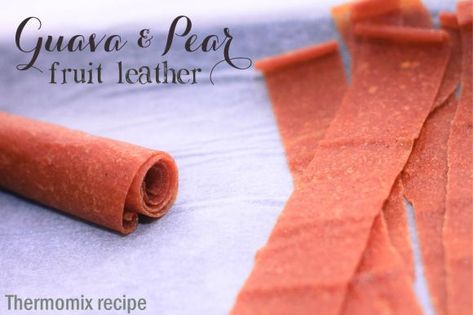 Strawberry Fruit Leather, Fruit Rollups, Homemade Fruit Leather, Homemade Fruit Snacks, Fruit Leather Recipe, Guava Fruit, Snack Healthy, Healthy Substitutions, Fruit Roll