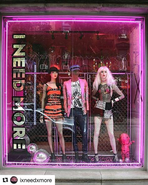 Interesting Clothing, Store Inspiration, Novelty Store, Ayesha Erotica, Pop Century, Clothing Closet, Hype Wallpaper, Shop Displays, Store Window Displays