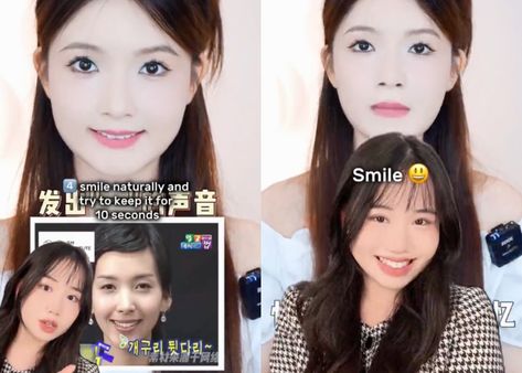 Learn to Smile Like a K-Pop Star With This “Smiling Exercise” Created by Korea’s Top Entertainment Agency – Beauty magazine for women in Malaysia – Beauty tips, discounts, trends and more Face Symmetry, Korean Fashion Kpop Inspired Outfits, K Pop Idol, Gummy Smile, Korean Fashion Kpop, Fashion Kpop, Smile Lines, The Best Makeup, When You Smile