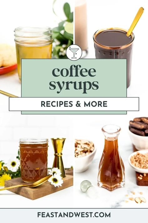 Transform your morning or afternoon cup of joe with flavored coffee syrups that work in both hot and cold drinks. Homemade Coffee Syrup, Coffee Syrup, Creative Coffee, Homemade Coffee, Coffee Routine, Syrup Recipe, Cup Of Joe, Syrup, Simple Syrup