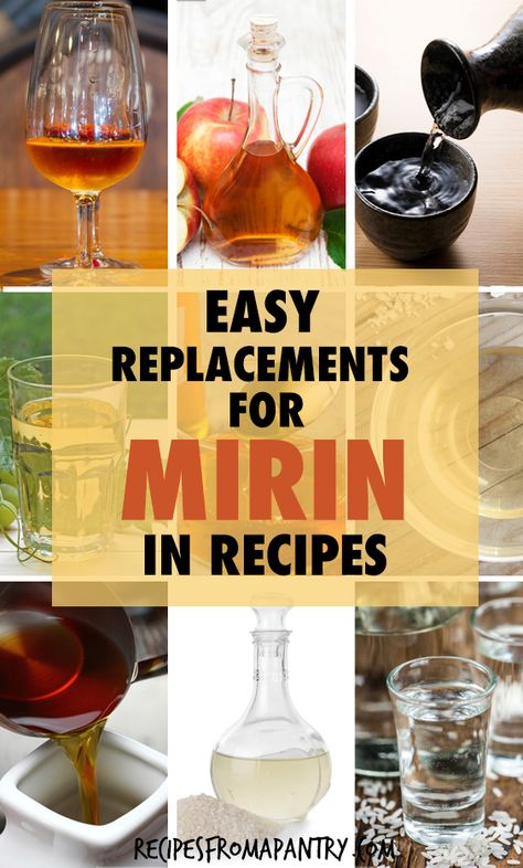 Mirin is a common ingredient in Japanese cooking. This flavorful rice wine is sweet, tangy and has rich umami flavor. Mirin doesn’t last forever, so if you’re recipe calls for Mirin and you are all out, don’t fret. You can easily use one of these 15 Mirin substitutes in many of your recipes. Although none of these substitutes will be an exact match, you can swap them in and complete your recipe. Click through to get this awesome substitute for mirin sauce!! #mirinsubstitute #substituteformirin Substitute For Mirin, Mirin Recipe, Oyster Sauce Substitute, What Is Mirin, Worcestershire Sauce Substitute, Flavorful Rice, Chinese Cooking Wine, Chinese Cooking Recipes, Stir Fry Dishes