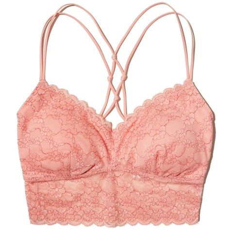 Hollister Strappy Longline Bralette With Removable Pads (56 BRL) ❤ liked on Polyvore featuring intimates, bras, bralettes, pink, tops, wireless lace bra, wireless padded bra, bralette bras, strappy bras and longline bras Longline Bras, Lacy Bras, Bras Lace, Bra Wireless, Pink Lace Bra, Wire Bra, Lacy Bra, Wireless Bras, Fashion Corner