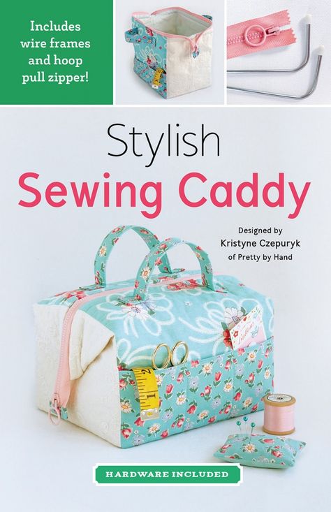 Sewing Caddy, Sewing Essentials, Tote Bags Sewing, Foundation Paper Piecing, Tote Pattern, Wire Frame, Sewing Skills, The Wire, Sewing Notions