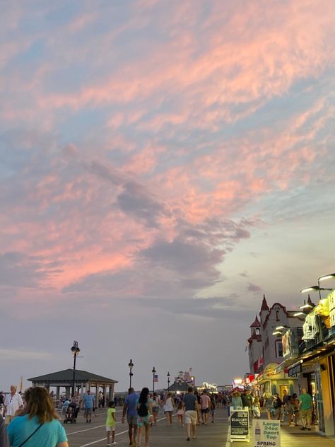 Ocean City New Jersey 8/25/2020 Ocean City New Jersey Aesthetic, New Jersey Aesthetic, Beach Town Aesthetic, Jersey Aesthetic, Mood 2024, New Jersey Beach, Senior Week, Summer Nostalgia, Ocean City New Jersey