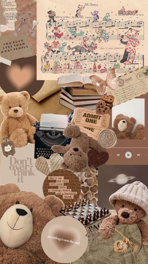 #beartown #bears #bearaestheic #bear Bear Asthetic Picture, Teddy Bear Aesthetic Pfp, Teddy Bear Wallpaper Aesthetic, Teddy Bear Aesthetic Wallpaper, Teddy Bears Aesthetic, Teddy Bear Wallpaper Iphone Aesthetic, Bear Astethic, Aesthetic Bear Wallpaper, Brown Bear Aesthetic