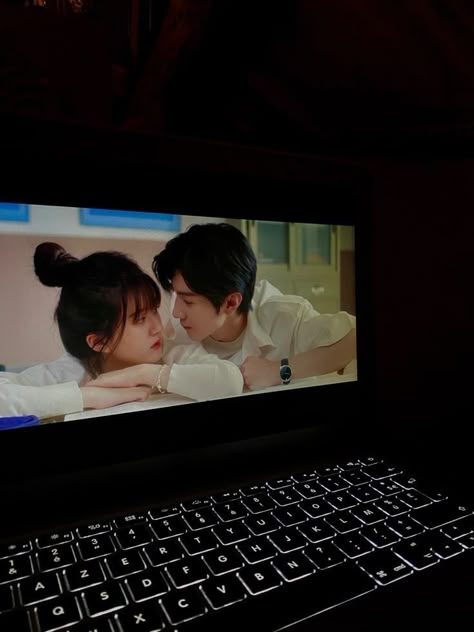 Hidden Love Series, Hidden Love Drama Aesthetic, Hidden Love Laptop Wallpaper, Hidden Love Kdrama, Watching Korean Drama In Laptop, Watching Series Aesthetic, Watch Movie Aesthetic, Watching Kdrama In Laptop Aesthetic, Watch Movies Aesthetic