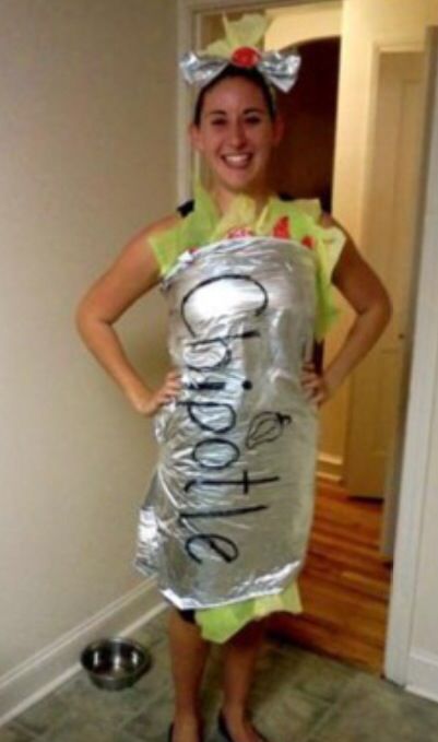 Burrito Costume Burrito Costume, Food Gifts For Men, Food Halloween Costumes, Chipotle Burrito, Recipes Using Bananas, Food Halloween, Themed Halloween Costumes, Food Costumes, Dress Up Day