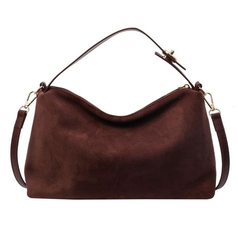 PRICES MAY VARY. 【Material】: This suede shoulder bag is made of faux suede, which is luxurious and comfortable. It is durable and can stand the test of time, while also being very easy to clean and maintain. 【Perfect Size】: Suede purse satchel bag measures 290.00x200.00x130.00mm/11.42x7.87x5.12inch, providing ample space for your wallet, mobile phone, cosmetics, glasses, and other small items. 【Adjustable Shoulder Strap】: Use it as a handbag, crossbody bag, or shoulder bag according to your pref Suede Tote Bag, Retro Handbags, Suede Purse, Suede Tote, Hobo Purse, Top Handle Handbags, Quality Handbags, Underarm Bag, Satchel Purse