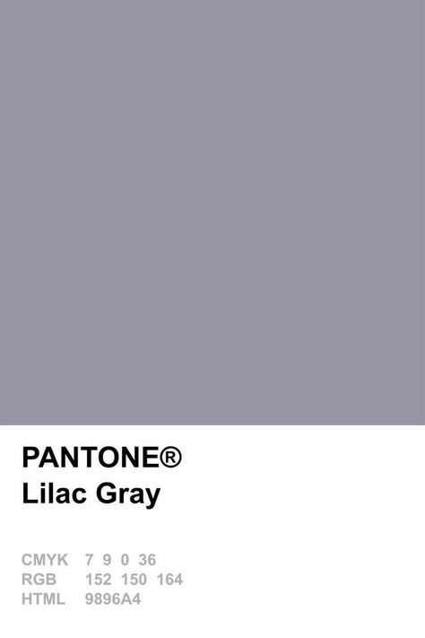 Gray Lilac Paint, Lilac Grey Aesthetic, Lilac Grey Paint, Bedroom Paint Colors Grey, Inspiring Room Decor, Gray Pantone, Pantone 2016, Lilac Gray, Pantone Palette