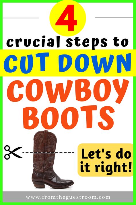 a cowboy boot is cut down Old Boots Ideas, Cowboy Boot Crafts, Old Cowboy Boots, Short Cowboy Boots Outfit, Red Cowboy Boots Outfit, Cowboy Boots Women Outfits, Black Cowboy Boots Outfit, Old Cowboy, Western Boots Outfit