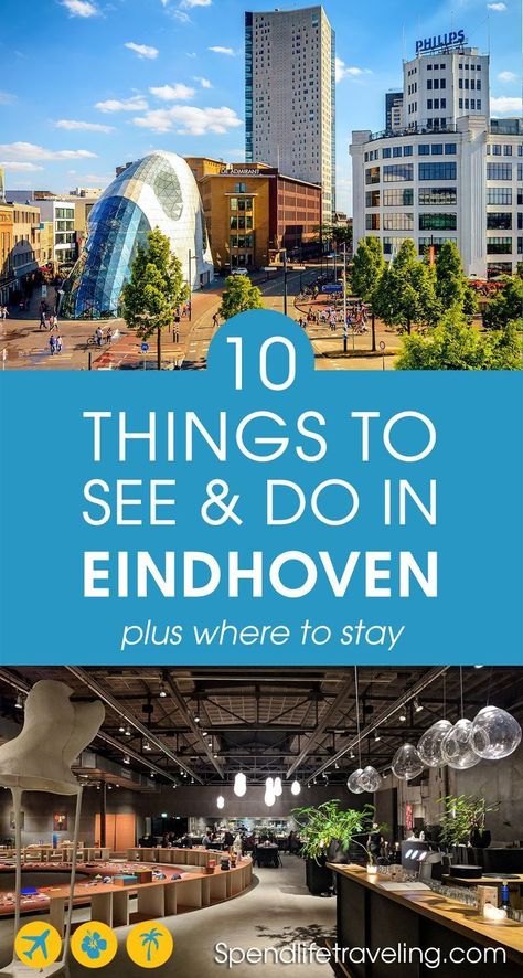 What to see, what to do and where to stay in Eindhoven for the perfect city break. Want to see more of the Netherlands than just Amsterdam? Then plan a trip to innovative #Eindhoven! #citybreak #citytravel #traveltips #thenetherlands Netherlands Trip, Travel Netherlands, Eindhoven Netherlands, Amsterdam Bucket List, Netherlands Travel, Plan A Trip, Visit Europe, Europe Travel Guide, Travel Pins