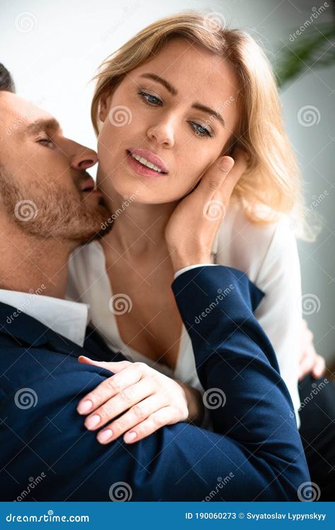 Passionate couple have workplace romance. Lovers coworkers wearing formalwear hugging and kissing in office. Hugging And Kissing, Workplace Romance, Passionate Romance, Lovers Kiss, Woman Office, Passionate Couples, Couples Walking, Lovers Romance, Kissing Couples