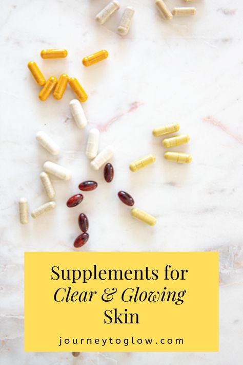 Clear Skin Supplements, Supplements For Clear Skin, Supplements For Glowing Skin, Acne Supplements, Clear And Glowing Skin, Skincare Supplements, The Beauty Chef, Skin Lightener, Skin Supplements