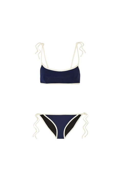 Solid And Striped Swimwear, Navy Blue Swimsuit Bikinis, Navy Blue Bathing Suit, Swimsuits Png, Navy And Cream Outfit, Aesthetic Navy, Navy Blue Swimsuit, Navy Bathing Suit, Aesthetic Swimsuit