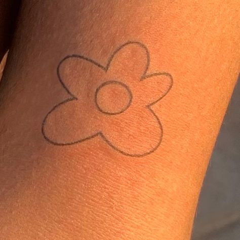 #tattoo #golflefleur Golf Le Fleur Flower Tattoo, Le Fleur Tattoo, Tyler The Creator Flower Tattoo, Golf Le Fleur Tattoo, Tyler The Creator Tattoos, Above Elbow Tattoo, Ankle Tattoos For Women, Small Forearm Tattoos, Elbow Tattoos