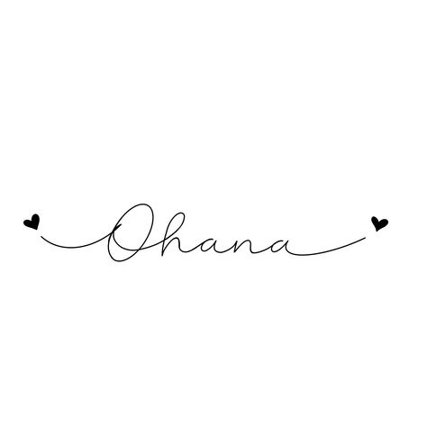 Ohana Collar Bone Tattoo, Cute Ohana Tattoos, Small Ohana Tattoo Ideas, Small Matching Tattoos For Cousins, Small Cousin Tattoos, Family Related Tattoos, Simple Family Tattoos, Mini Tattoos Family, Cousin Tattoos Meaningful