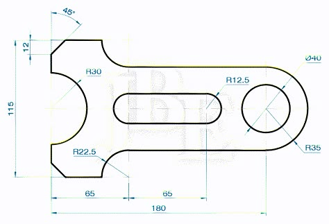 Un blog para aprender AutoCAD con ejercicios desarrollados paso a paso y ejercicios propuestos para los diferentes niveles. Autocad 2d Drawing Mechanical Basic, 2d Drawings Autocad, Autocad Exercises, Autocad Layout, 2d Autocad Drawing, Autocad Design, Isometric Drawing Exercises, Autocad Isometric Drawing, Autocad Tutorial