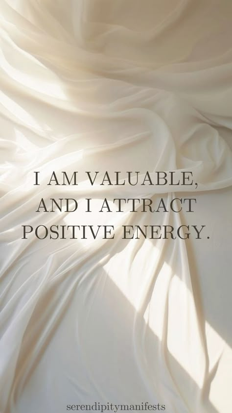 Calm Confidence Quotes, Aesthetic Affirmation Wallpaper, Queen Affirmations, I Am Valuable, Glow Up Affirmations, Mind Aesthetic, Dream Manifestation, Attract Positive Energy, Affirmation Wallpaper