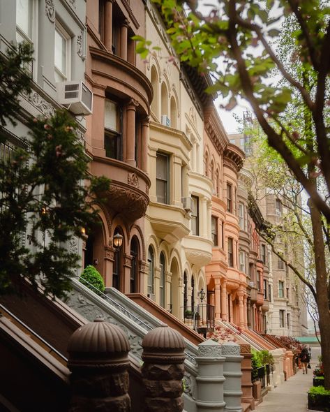 brownstones of the upper west side 🤍 story time: last week, i was out and about taking photos of some brownstones on the upper west side, just minding my own business. then out of nowhere, this friendly stranger pops up and he was like, "you should check out this other block, it's absolutely gorgeous. it's my personal favorite." i was on a tight schedule as i had to head out to work and this place was the opposite way but i figured, why not? so, off i went on this little detour and... it wa... Nyc Brownstone, Minding My Own Business, My Own Business, Out Of Nowhere, West Side Story, Upper West Side, Taking Photos, Future Travel, Future Plans