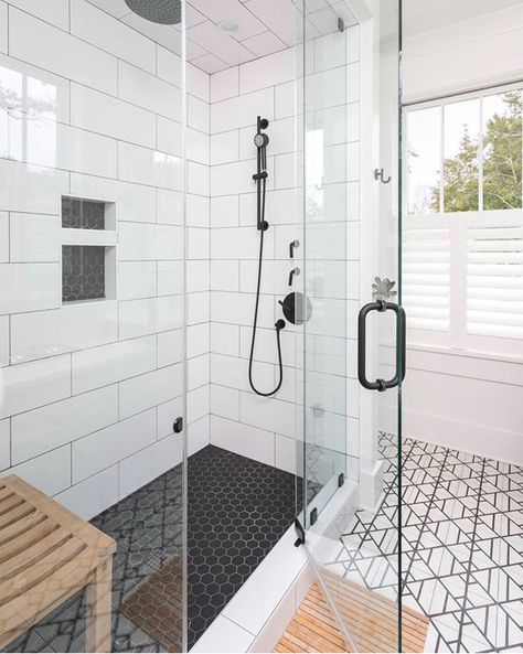 Shower Alcove Ideas, Alcove Shower Ideas, Alcove Ideas, Shower Alcove, Shower Tile Ideas, Master Shower, Boys Bathroom, Upstairs Bathrooms, Bathroom Update