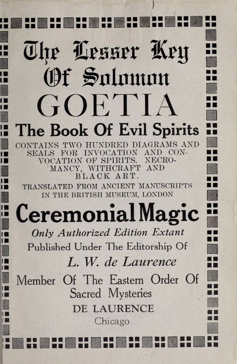 The lesser key of Solomon | Project Gutenberg Lesser Key Of Solomon Demons, Book Of Solomon, Lesser Key Of Solomon, Key Of Solomon, Project Gutenberg, Great King, The Exorcist, Evil Spirits, Guys Be Like