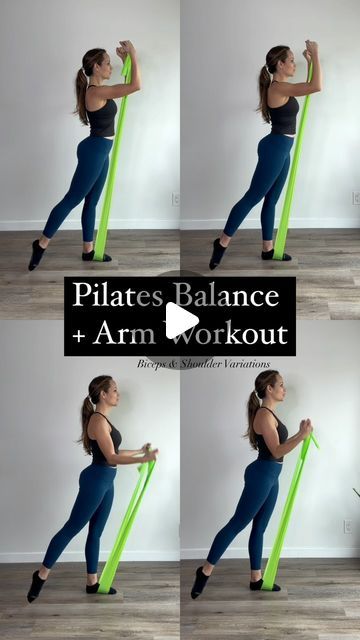 Pilates Arm Workout, Open Curls, Pilates Band, Biceps Curl, Pilates At Home, Free Tag, Virtual Studio, Ballet Barre, Pilates For Beginners