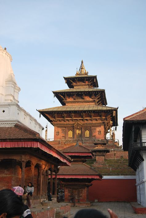 Taleju Bhagawati, Durbar Square - Kathmandu, Nepal Bhutanese Architecture, Newari Architecture, Nepal Beauty, Nepali Culture, Himalayas Nepal, Durbar Square, Nepal Kathmandu, Asian Architecture, Nepal Travel