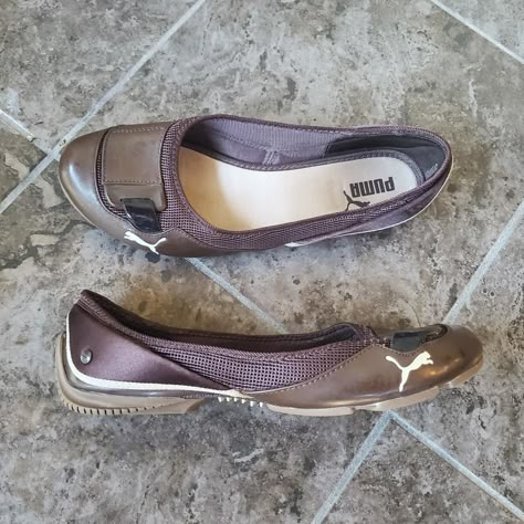 Y2K Puma sporty ballet flats Adorable athletic... - Depop