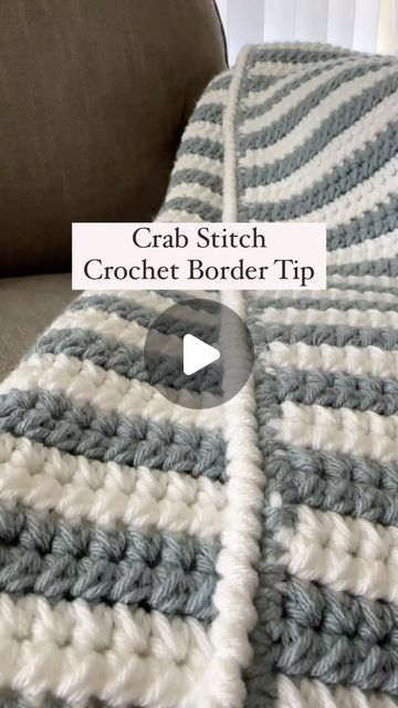 Bernat Blanket Border Crochet, C2c Crochet Blanket Border, Crochet Border For Blanket, Crochet Ending Border, Crab Stitch Border, Yarn Winders, Crochet Blanket Border, C2c Crochet Blanket, Crochet Edgings