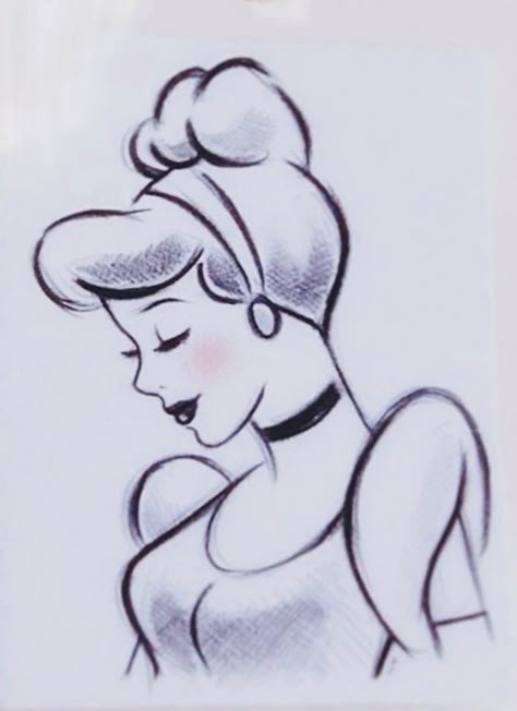 Sketches Of Disney Princesses, Easy Disney Drawing, Disney Simple Drawings, Easy Drawing Princess, Disney Character Drawings Sketches, Disney Characters Drawings Easy, Easy Disney Sketches, Things To Draw Disney, Drawings Of Princesses