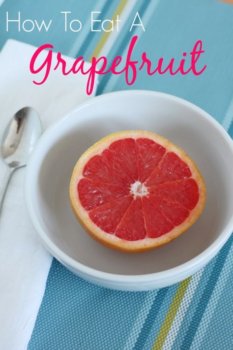 How to eat a grapefruit #FlGrapefruit #CleverGirls Natural Remedies For Fever, Grapefruit Drink, Grapefruit Recipes, Best Time To Eat, Ruby Red Grapefruit, Ripe Fruit, Did You Eat, Healthy Liver, Clean Eating Tips