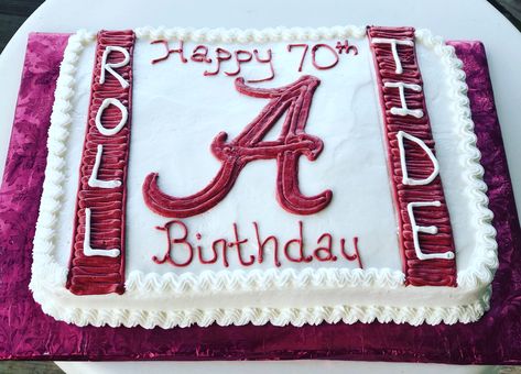 Alabama Cake Ideas, Alabama Party Ideas, Alabama Cookies, Alabama Birthday Cakes, Alabama Cake, Ace Birthday, Alabama Cakes, Football Food Appetizers, John Luke