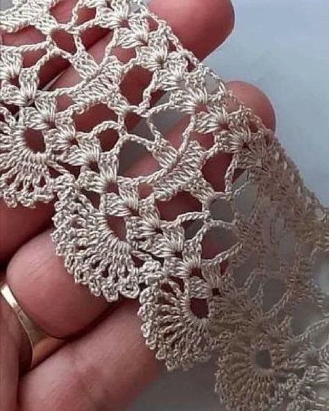 Háčkované Lemy, Crochet Border Patterns, شال كروشيه, Crochet Knit Stitches, Crochet Edging Patterns, Crochet Earrings Pattern, Crochet Motif Patterns, Crochet Lace Edging, Crochet Lace Pattern