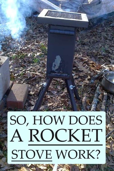 Diy Rocket Stove, Going Off The Grid, Rocket Stove, Survival Shelter, Survival Life Hacks, Rocket Stoves, Bbq Pit, Survival Life, Travel Humor