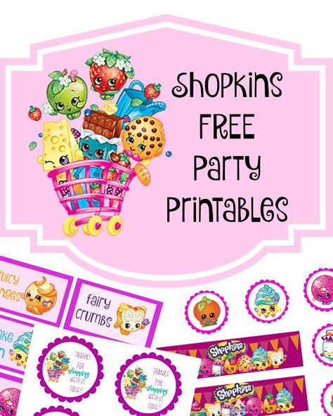 We have decided upon a birthday party theme for little miss for this year! We went back and forth but we have finally settled on Shopkins! I think this will be a fun theme and now I can really get to work and the first thing I thought that I would put together and share … Shopkins Invitations, Birthday Thoughts, Shopkins Bday, Cupcakes Fondant, Shopkins Birthday Party, Shopkins Party, Shopkins Birthday, Birthday Party Printables, Party Printables Free