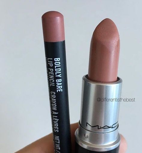 Boldly bare and Honeylove 👄 Mac Boldly Bare, Rose Brown Hair, Bare Lip, Smink Inspiration, Mac Makeup, Kiss Makeup, Lip Pencil, Love Makeup, Lipstick Colors