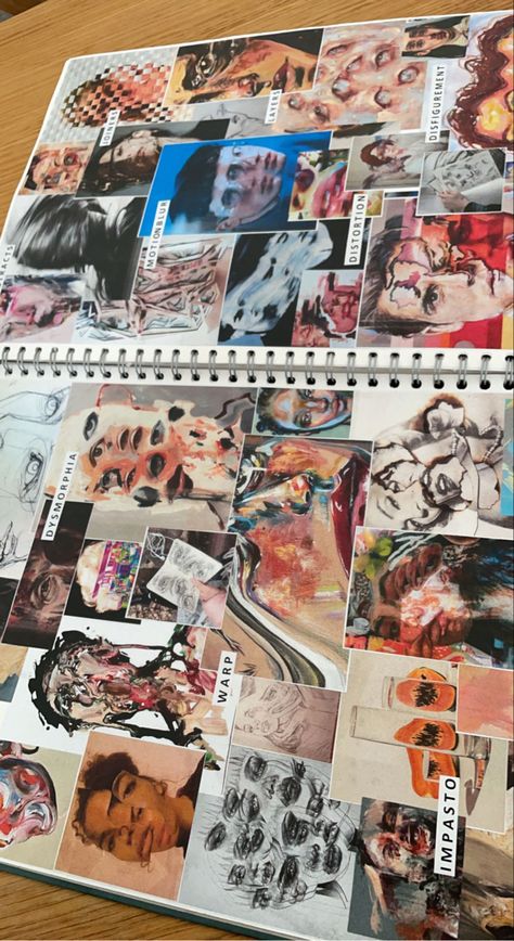 Moodboard A Level Art, A Level Portraiture, Gcse Art Sketchbook Layout Grade 9 Portraiture, Gcse Art Portraits Mind Map, Moodboard Art Sketchbook, Art Mind Map, Layers Art, Gcse Sketchbook, Sketchbook Ideas Inspiration