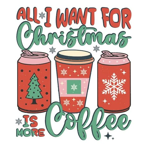 Merry Christmas Coffee Quotes, Cafe Christmas Decorations Ideas, Christmas Coffee Quotes, Seasonal Wallpaper, Coffee Sublimation, Coffee Christmas, Coffee Wallpaper, Christmas Journal, Vector Christmas