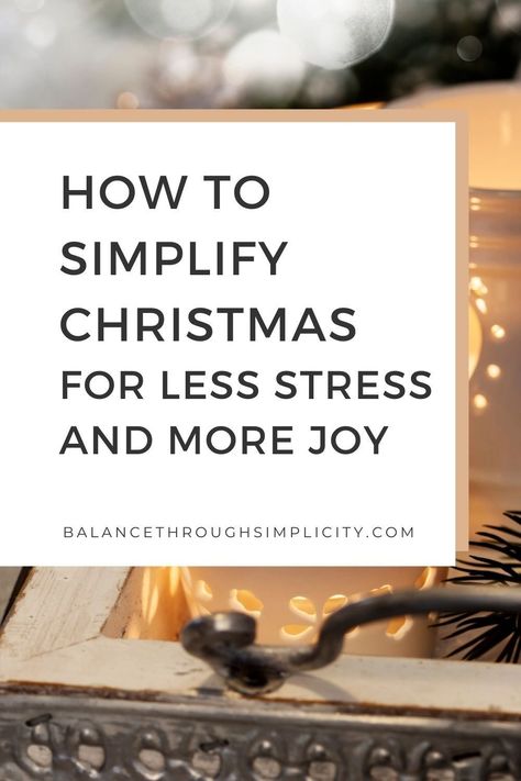 Here are some ideas on how to simplify Christmas and the holidays for less stress and more joy. Intentional tips for a meaningful Christmas by planning, organising, decluttering and getting clear on what’s important to you and your family at Christmas. #simplify #christmas How To Feel Christmassy, Intentional Christmas, Simplify Christmas, Family At Christmas, Decluttering Inspiration, How To Simplify, Meaningful Christmas, Decluttering Tips, Intentional Parenting