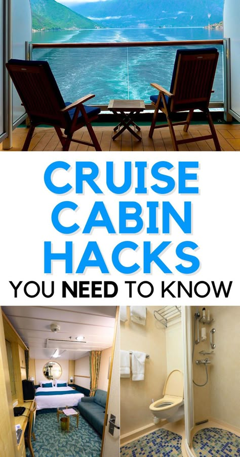 Want to make your cruise cabin more livable? Be sure to use these easy cruise cabin hacks to transform your stateroom! | cruise hacks | cruise packing list | cruising with kids | cruise ship essentials | Royal Caribbean Wonder of the Seas cruise ship | cruise travel | cruise vacation #cruise #cruising #cruisetravel Cabin Organization, Cruise Cabin Hacks, Cabin Hacks, Cruise Doors, Cruise Hacks, Carnival Cruise Tips, Alaska Cruise Outfits, Best Cruise Lines, Disney Cruise Vacation